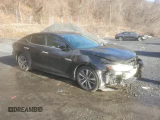 2019 Nissan Maxima SV with VIN 1N4AA6AV1KC372727, listed as a Copart auction lot 49873135 with 115,712 mi miles and Salvage Title. Bid and sale history available at DreamBid. Image 4.