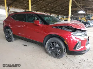 2022 Chevrolet Blazer RS with VIN 3GNKBERS1NS116190, listed as a Copart auction lot 51533915 with 22,502 mi miles and Salvage Title. Bid and sale history available at carsss.com. Image 4.
