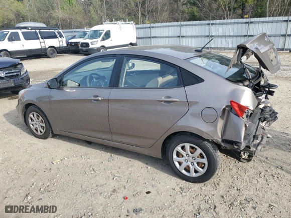 2014 Hyundai Accent GLS with VIN KMHCT4AE2EU658601, listed as a Copart auction lot 51180355 with 132,147 mi miles and Salvage Title. Bid and sale history available at carsss.com. Image 2.