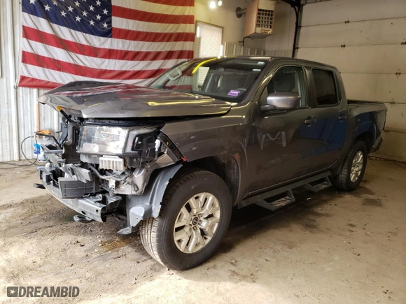 2022 Nissan Frontier PRO-4X with VIN 1N6ED1EK5NN637967, listed as a Copart auction lot 49494875 with 70,713 mi miles and Salvage Title. Bid and sale history available at carsss.com. Image 1.