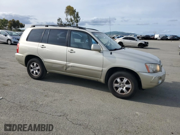 2001 Toyota Highlander z VIN JTEGD21A110019577, wystawiony jako Copart lot #52251105 z przebiegiem 191 847 mil mil oraz Szkoda całkowita • Salvage title. Historia ofert i sprzedaży dostępna na DreamBid. Obrazek 4.