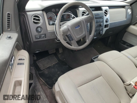 2009 Ford F-150 XL with VIN 1FTPF12V29KC06708, listed as a Copart auction lot 58151755 with 205,682 mi miles and Salvage title. Bid and sale history available at DreamBid. Image 8.