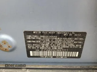 2012 Subaru Forester X Premium с VIN JF2SHADC6CH447211, выставлен на аукционе Copart как лот 58177405 с пробегом 171 190 миль миль и Списание • Salvage title. История ставок и продаж доступна на DreamBid. Изображение 14.
