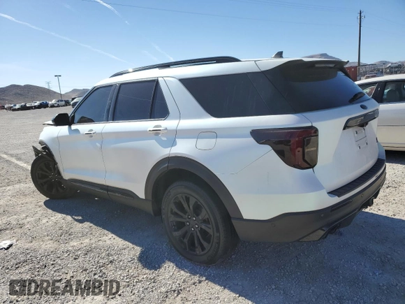 2020 Ford Explorer ST with VIN 1FM5K8GCXLGA61569, listed as a Copart auction lot 37862003 with 0 mi miles and Salvage Title. Bid and sale history available at carsss.com. Image 2.