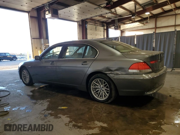 2004 BMW 7 Series 745Li z VIN WBAGN63584DS55291, wystawiony jako Copart lot #79178494 z przebiegiem 135 923 mil mil oraz Szkoda całkowita • Salvage title. Historia ofert i sprzedaży dostępna na DreamBid. Obrazek 2.