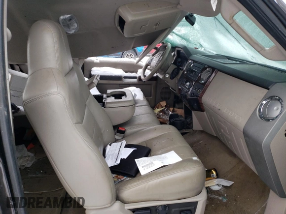 2008 Ford Super Duty F-250 SRW XL with VIN 1FTSX20YX8ED36243, listed as a Copart auction lot 45723875 with Not Provided miles and Salvage Title. Bid and sale history available at carsss.com. Image 8.