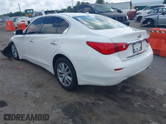 2015 Infiniti Q50 Sport z VIN JN1BV7AP4FM330923, wystawiony jako IAAI lot #42562750 z przebiegiem 89 953 mil mil oraz . Historia ofert i sprzedaży dostępna na DreamBid. Obrazek 3.