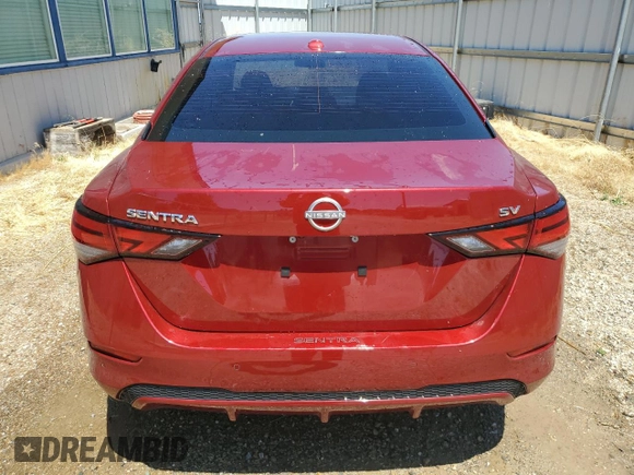 2024 Nissan Sentra SV with VIN 3N1AB8CV0RY313446, listed as a Copart auction lot 62552905 with 41,066 mi miles and Clean title. Bid and sale history available at DreamBid. Image 6.