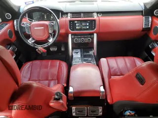 2016 Land Rover Range Rover Autobiography with VIN SALGV2EF7GA300589, listed as a Copart auction lot 63812674 with 78,075 mi miles and Salvage Title. Bid and sale history available at DreamBid. Image 8.