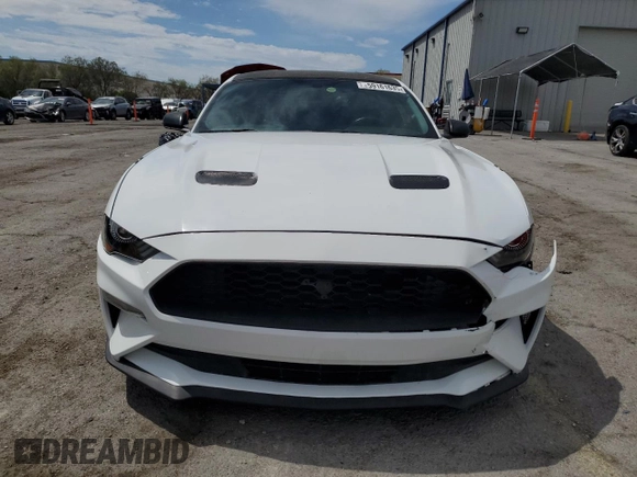 2018 Ford Mustang EcoBoost with VIN 1FA6P8TH0J5105475, listed as a Copart auction lot 59161635 with 49,834 mi miles and Salvage title. Bid and sale history available at DreamBid. Image 5.