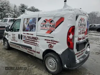 2015 Ram ProMaster City Cargo Tradesman with VIN ZFBERFAT5F6A63517, listed as a Copart auction lot 43895155 with 238,462 mi miles and Salvage Title. Bid and sale history available at carsss.com. Image 2.