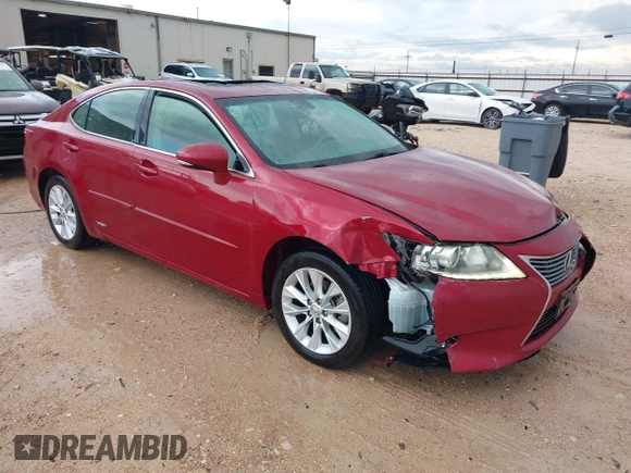 2013 Lexus ES 300h with VIN JTHBW1GG7D2024448, listed as a IAAI auction lot 42112850 with 137,325 mi miles and . Bid and sale history available at DreamBid. Image 1.