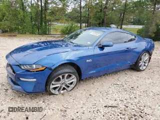 2022 Ford Mustang GT with VIN 1FA6P8CF8N5130628, listed as a Copart auction lot 54152035 with 23,218 mi miles and Salvage title. Bid and sale history available at DreamBid. Image 1.