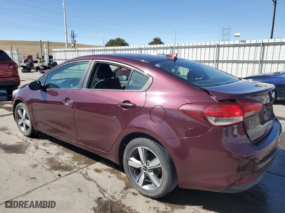 2018 Kia Forte LX with VIN 3KPFL4A77JE172037, listed as a Copart auction lot 48052065 with 124,910 mi miles and Salvage Title. Bid and sale history available at carsss.com. Image 2.
