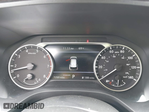 2023 Nissan Rogue S with VIN 5N1BT3AAXPC914706, listed as a IAAI auction lot 42402408 with 7,250 mi miles and . Bid and sale history available at DreamBid. Image 7.