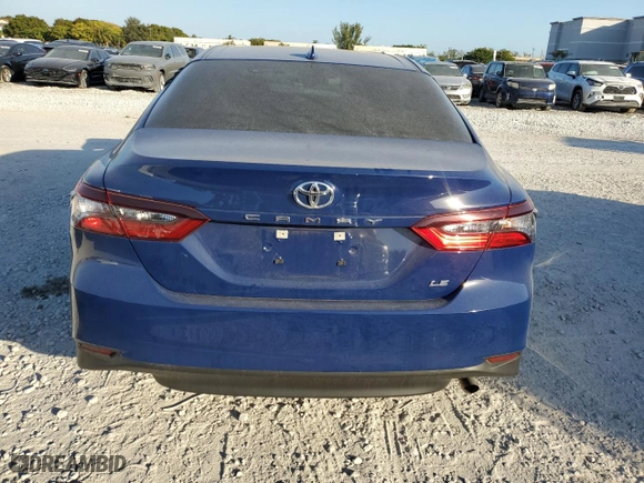 2024 Toyota Camry LE with VIN 4T1C11AK7RU219913, listed as a Copart auction lot 87799605 with 8,068 mi miles and Non Repairable. Bid and sale history available at carsss.com. Image 6.