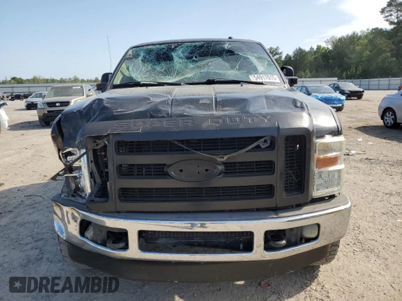 2008 Ford F-250 XL with VIN 1FTSW21R68EA06383, listed as a Copart auction lot 54917015 with 195,462 mi miles and Salvage title. Bid and sale history available at DreamBid. Image 5.