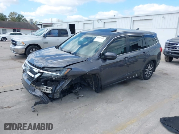 2020 Honda Pilot EX-L with VIN 5FNYF5H59LB014497, listed as a IAAI auction lot 41527415 with 66,625 mi miles. Bid and sale history available at carsss.com. Image 18.