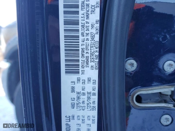 2014 Ram 2500 Tradesman with VIN 3C6TR5CT7EG134827, listed as a Copart auction lot 87057094 with 150,636 mi miles and Salvage Title. Bid and sale history available at carsss.com. Image 12.