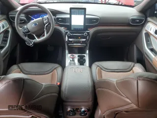 2023 Ford Explorer King Ranch z VIN 1FM5K8LC3PGC34392, wystawiony jako Copart lot #74187924 z przebiegiem 3 416 mil mil oraz Nie do naprawy • Non repairable. Historia ofert i sprzedaży dostępna na DreamBid. Obrazek 8.