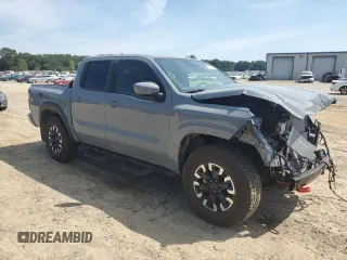 2024 Nissan Frontier PRO-4X with VIN 1N6ED1EK3RN634314, listed as a Copart auction lot 68554884 with 2,480 mi miles and Salvage Title. Bid and sale history available at carsss.com. Image 4.