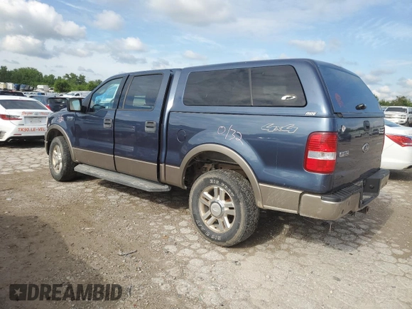 2004 Ford F-150 XLT with VIN 1FTPW14544KC06540, listed as a Copart auction lot 57387065 with 177,623 mi miles and Salvage title. Bid and sale history available at DreamBid. Image 2.