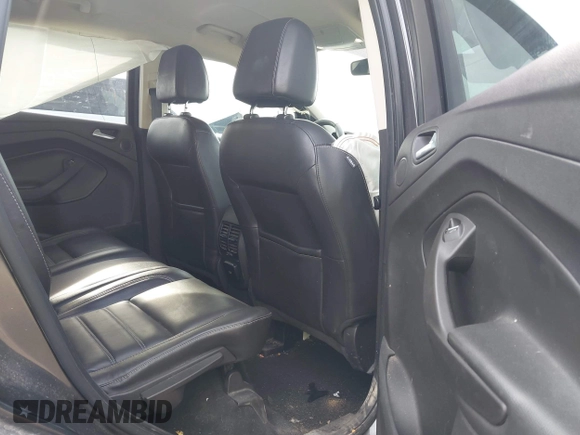2017 Ford Escape Titanium with VIN 1FMCU9J98HUA49434, listed as a IAAI auction lot 40710866 with 143,850 mi miles. Bid and sale history available at carsss.com. Image 8.