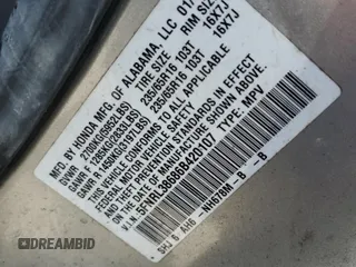 2006 Honda Odyssey EX-L with VIN 5FNRL38686B420107, listed as a Copart auction lot 49834035 with 157,304 mi miles and Salvage Title. Bid and sale history available at carsss.com. Image 13.