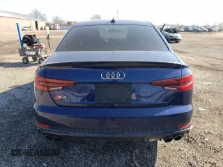 2019 Audi S4 Prestige with VIN WAUC4AF43KA002109, listed as a Copart auction lot 46342264 with 107,240 mi miles and Salvage Title. Bid and sale history available at carsss.com. Image 6.