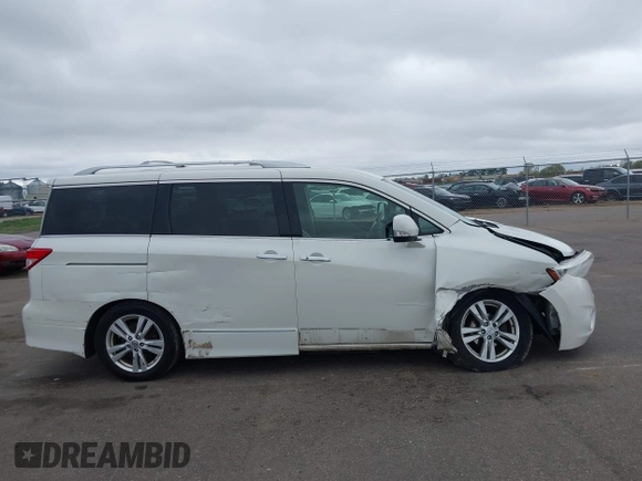 2012 Nissan Quest S z VIN JN8AE2KP4C9034426, wystawiony jako IAAI lot #42187314 z przebiegiem 221 834 mil mil oraz . Historia ofert i sprzedaży dostępna na DreamBid. Obrazek 13.