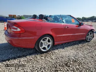 2005 Mercedes-Benz CLK 500 with VIN WDBTK75J65F148366, listed as a Copart auction lot 63041965 with Not provided miles and Salvage title. Bid and sale history available at DreamBid. Image 3.