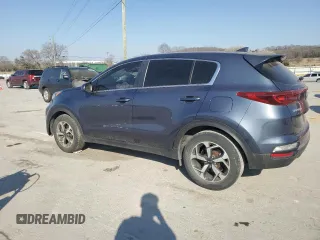 2020 Kia Sportage LX with VIN KNDPM3AC9L7727033, listed as a Copart auction lot 49050605 with 34,914 mi miles and Salvage Title. Bid and sale history available at carsss.com. Image 2.