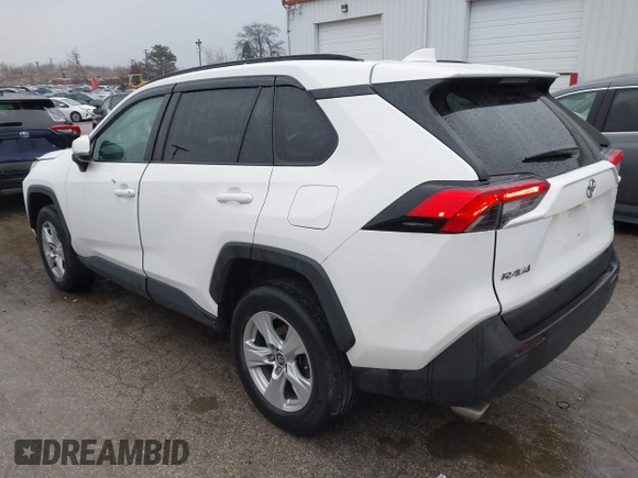 2020 Toyota RAV4 XLE with VIN 2T3P1RFV6LC069327, listed as a IAAI auction lot 41937689 with 52,723 mi miles. Bid and sale history available at carsss.com. Image 3.