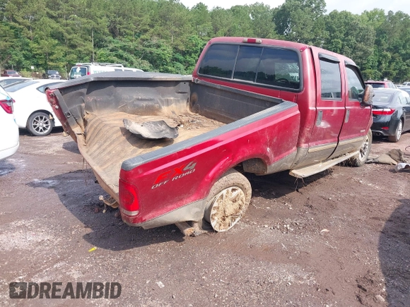2003 Ford F-250 XL with VIN 1FTNW21P63EC14283, listed as a IAAI auction lot 42351569 with 22,625 mi miles and . Bid and sale history available at DreamBid. Image 4.