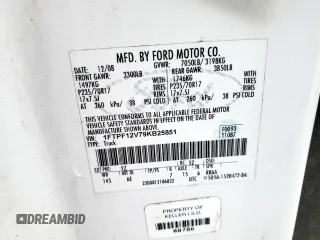 2009 Ford F-150 XL z VIN 1FTPF12V79KB25851, wystawiony jako Copart lot #51171435 z przebiegiem 104 831 mil mil oraz Szkoda całkowita • Salvage title. Historia ofert i sprzedaży dostępna na DreamBid. Obrazek 12.