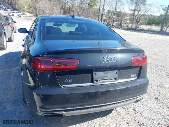 2016 Audi A6 3.0T Premium Plus with VIN WAUFGAFC9GN004863, listed as a IAAI auction lot 41822157 with NaN miles. Bid and sale history available at carsss.com. Image 16.
