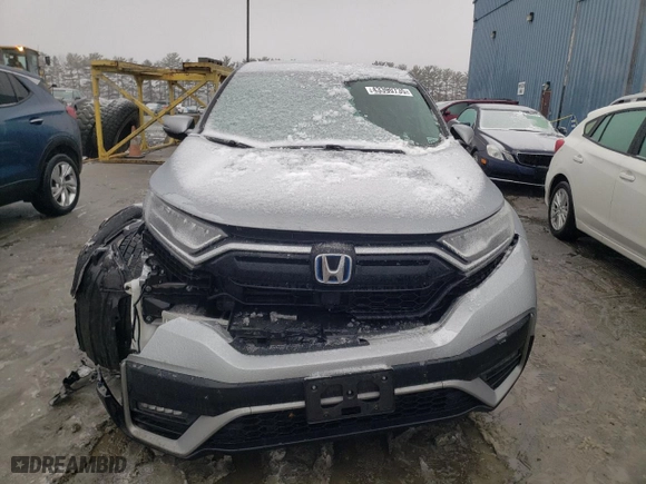 2022 Honda CR-V Hybrid EX with VIN 5J6RT6H51NL056661, listed as a Copart auction lot 43390735 with 56,710 mi miles and Salvage Title. Bid and sale history available at carsss.com. Image 5.