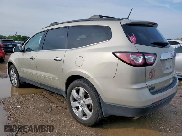 2016 Chevrolet Traverse LT z VIN 1GNKVGKD2GJ182802, wystawiony jako Copart lot #59040455 z przebiegiem Nie podano mil oraz Szkoda całkowita • Salvage title. Historia ofert i sprzedaży dostępna na DreamBid. Obrazek 2.