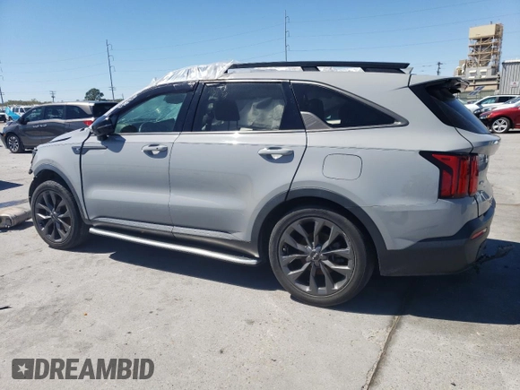 2022 Kia Sorento X-Line SX Prestige with VIN 5XYRKDLF5NG092457, listed as a Copart auction lot 49263335 with Not provided miles and Salvage title. Bid and sale history available at DreamBid. Image 2.