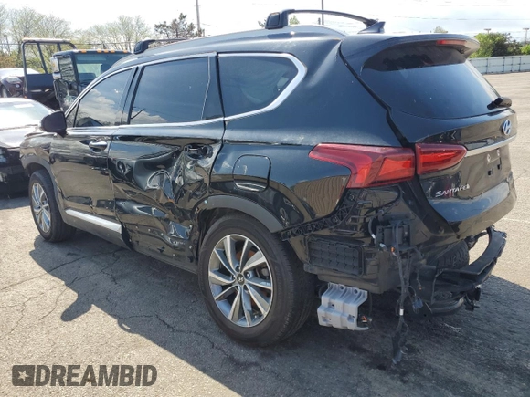 2020 Hyundai Santa Fe SEL with VIN 5NMS3CAD8LH131863, listed as a Copart auction lot 53860585 with 103,141 mi miles and Clean Title. Bid and sale history available at carsss.com. Image 2.