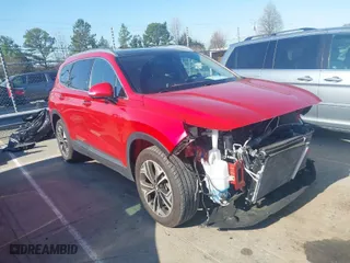 2020 Hyundai Santa Fe Limited with VIN 5NMS53AA8LH272948, listed as a IAAI auction lot 41857769 with 50,885 mi miles. Bid and sale history available at carsss.com. Image 1.