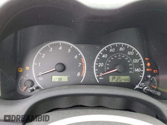 2009 Toyota Corolla with VIN 1NXBU40E39Z053907, listed as a Copart auction lot 53904465 with 272,406 mi miles and Clean Title. Bid and sale history available at carsss.com. Image 9.