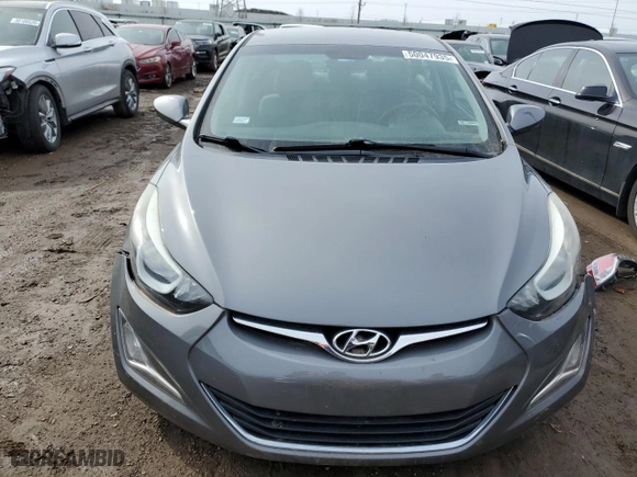 2014 Hyundai Elantra SE with VIN 5NPDH4AE5EH508602, listed as a Copart auction lot 50047935 with 95,808 mi miles and Salvage Title. Bid and sale history available at carsss.com. Image 5.