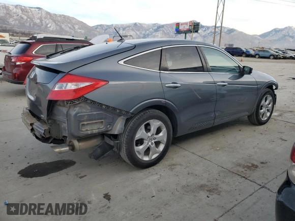 2010 Honda Accord Crosstour EX-L with VIN 5J6TF2H59AL009846, listed as a Copart auction lot 84819984 with 168,639 mi miles and Salvage Title. Bid and sale history available at carsss.com. Image 3.