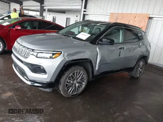 2022 Jeep Compass Limited with VIN 3C4NJDCB0NT168545, listed as a IAAI auction lot 42086423 with 21,647 mi miles and . Bid and sale history available at DreamBid. Image 18.