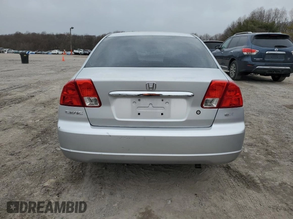 2003 Honda Civic EX with VIN 2HGES25713H550231, listed as a Copart auction lot 46478485 with 210,039 mi miles and Salvage Title. Bid and sale history available at DreamBid. Image 6.