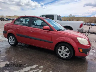 2008 Kia Rio LX with VIN KNADE123986373737, listed as a Copart auction lot 53919515 with 148,743 mi miles and Salvage Title. Bid and sale history available at DreamBid. Image 4.