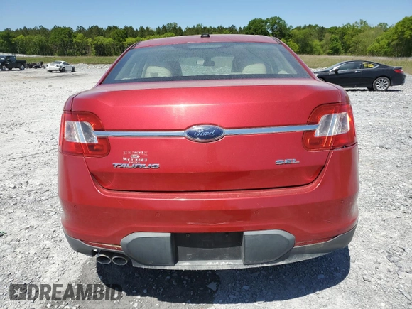 2010 Ford Taurus SEL with VIN 1FAHP2EW2AG117584, listed as a Copart auction lot 53454515 with 213,901 mi miles and Clean Title. Bid and sale history available at carsss.com. Image 6.
