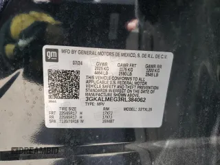 2024 GMC Terrain SLE z VIN 3GKALMEG3RL384062, wystawiony jako Copart lot #53861145 z przebiegiem 15 024 mil mil oraz Szkoda całkowita • Salvage title. Historia ofert i sprzedaży dostępna na DreamBid. Obrazek 13.