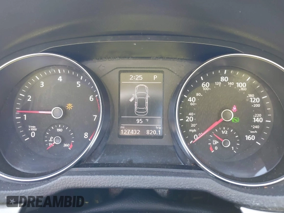 2017 Volkswagen Passat S with VIN 1VWAT7A35HC062529, listed as a IAAI auction lot 41090215 with 127,432 mi miles and . Bid and sale history available at DreamBid. Image 7.